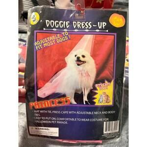Pet Princess Costume - Adjustable Doggie Dress-Up One Size